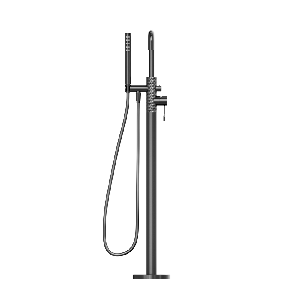 Nero Opal Freestanding Bath Mixer With Hand Shower - Graphite - NR251903aGR