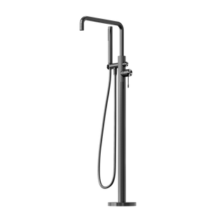 Nero Opal Freestanding Bath Mixer With Hand Shower - Graphite - NR251903aGR