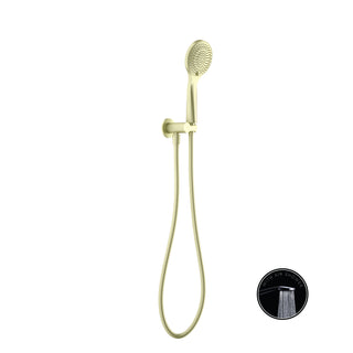 Nero Opal Shower On Bracket With Air Shower - Brushed Gold - NR251905BG