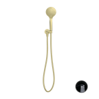 Nero Opal Shower On Bracket With Air Shower - Brushed Gold - NR251905BG