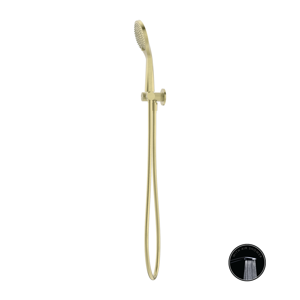 Nero Opal Shower On Bracket With Air Shower - Brushed Gold - NR251905BG