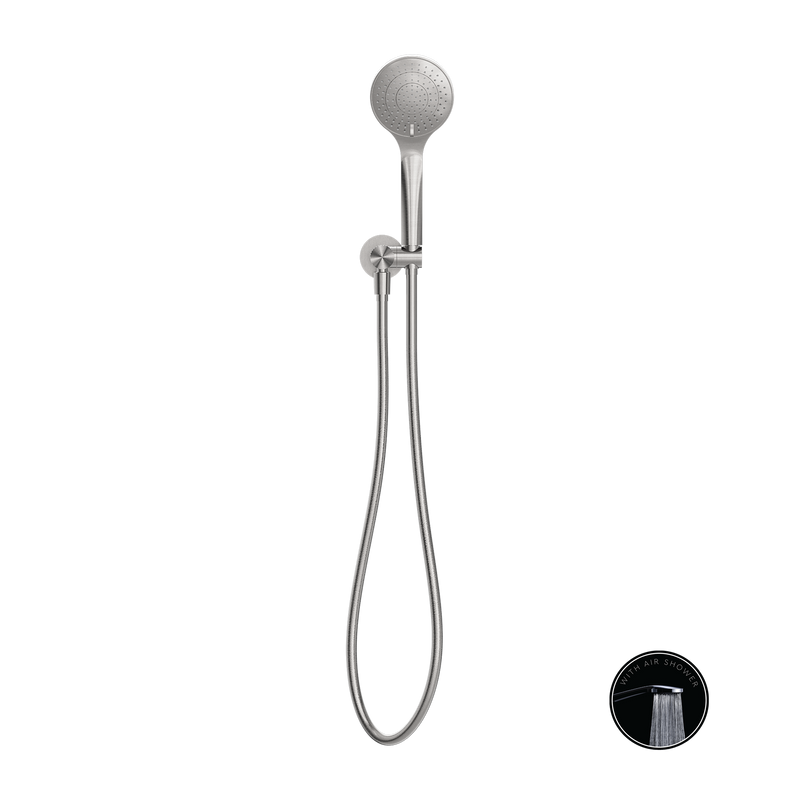 Nero Opal Shower On Bracket With Air Shower - Brushed Nickel
