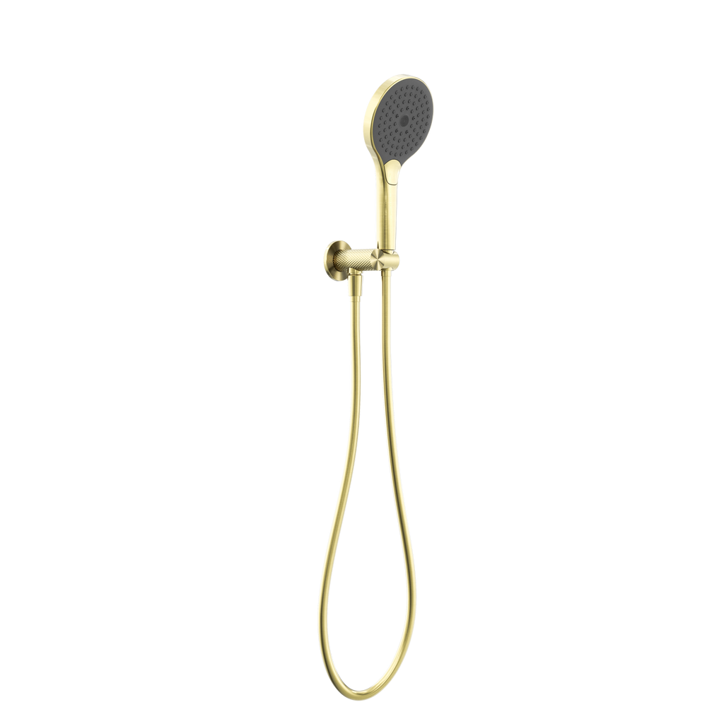 Nero Opal Shower On Bracket With Air Shower II - Brushed Gold - NR251905FBG