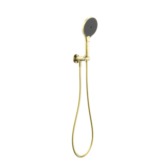 Nero Opal Shower On Bracket With Air Shower II - Brushed Gold - NR251905FBG