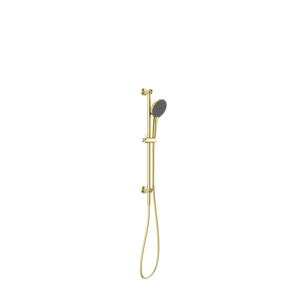 Nero Opal Shower Rail With Air Shower II - Brushed Gold - NR251905GBG