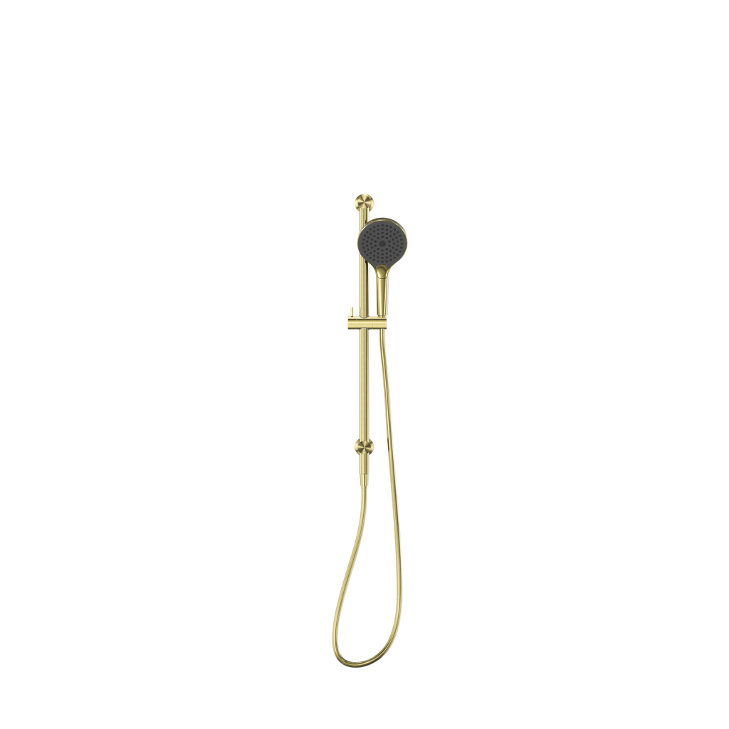 Nero Opal Shower Rail With Air Shower II - Brushed Gold - NR251905GBG