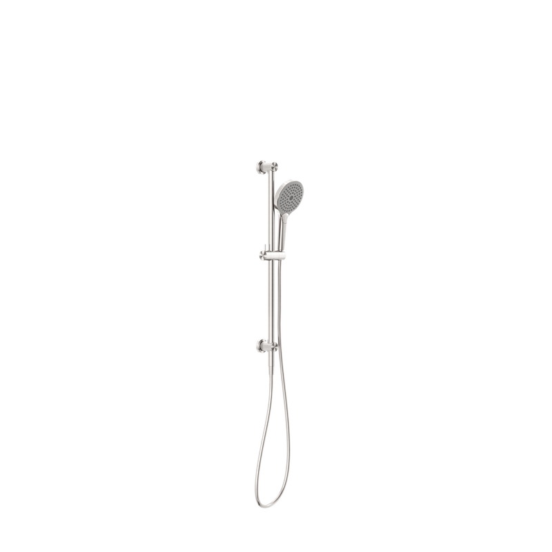 Nero Opal Shower Rail With Air Shower II - Brushed Nickel