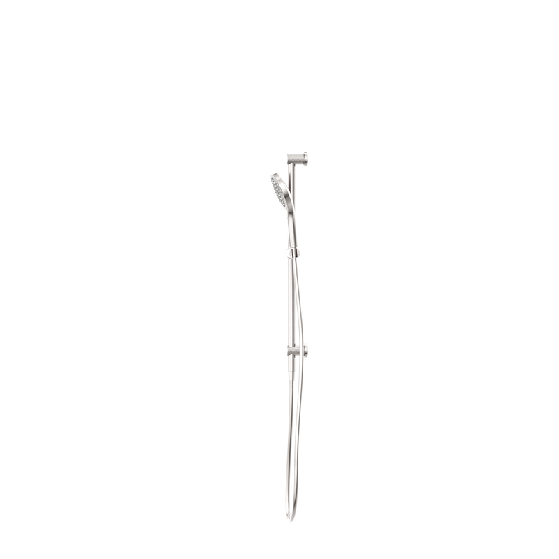 Nero Opal Shower Rail With Air Shower II - Brushed Nickel