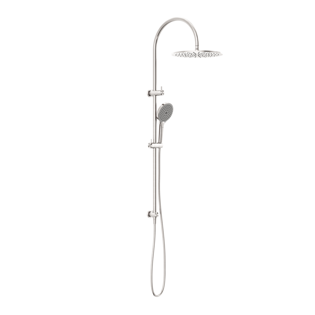 Nero Opal Twin Shower With Air Shower II - Brushed Nickel - NR251905HBN