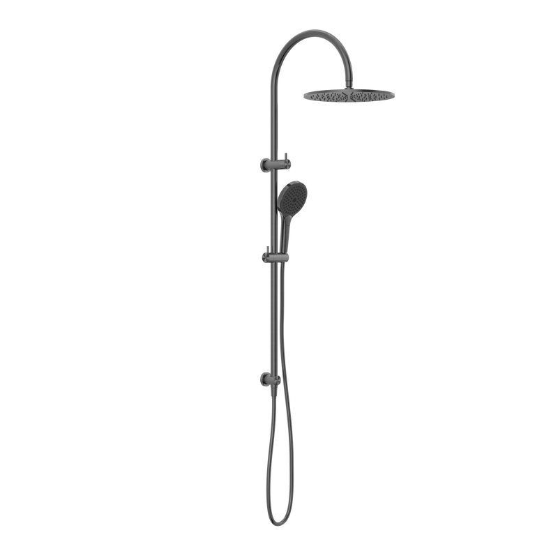Nero Opal Twin Shower With Air Shower II - Graphite