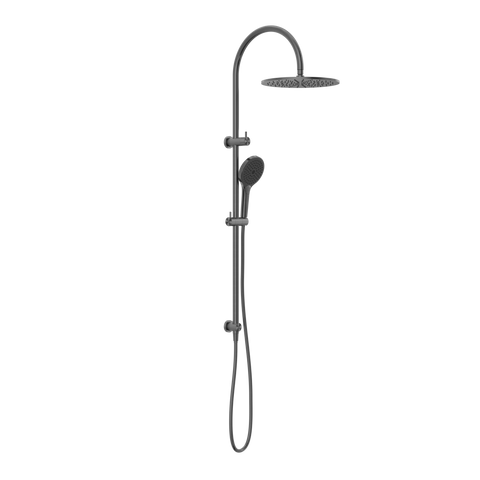 Nero Opal Twin Shower With Air Shower II - Graphite
