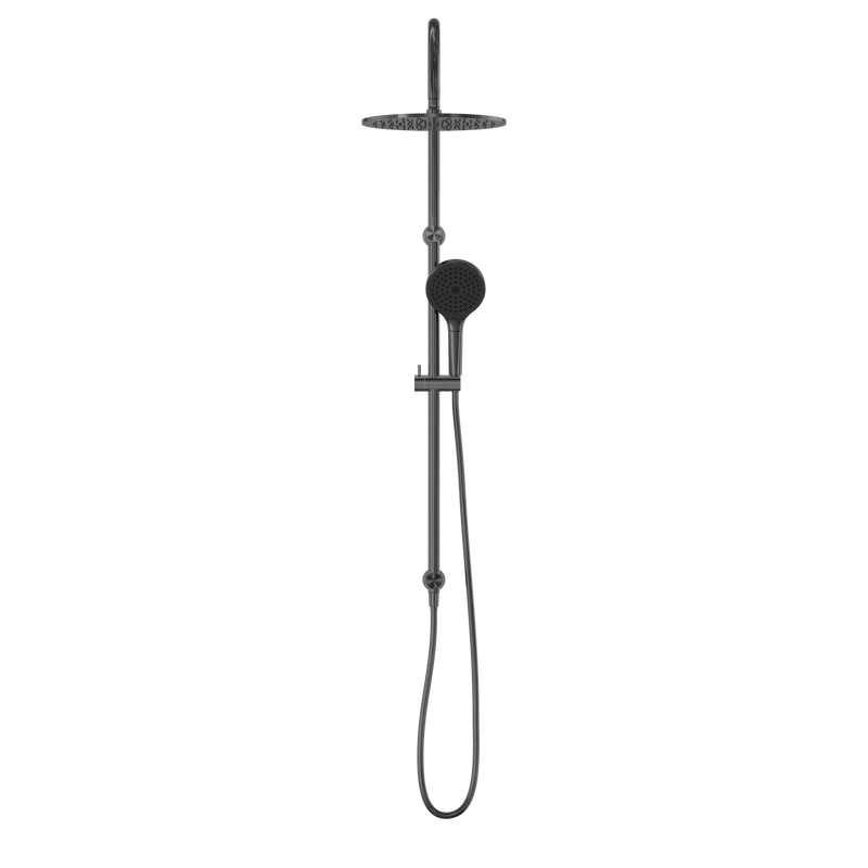 Nero Opal Twin Shower With Air Shower II - Graphite