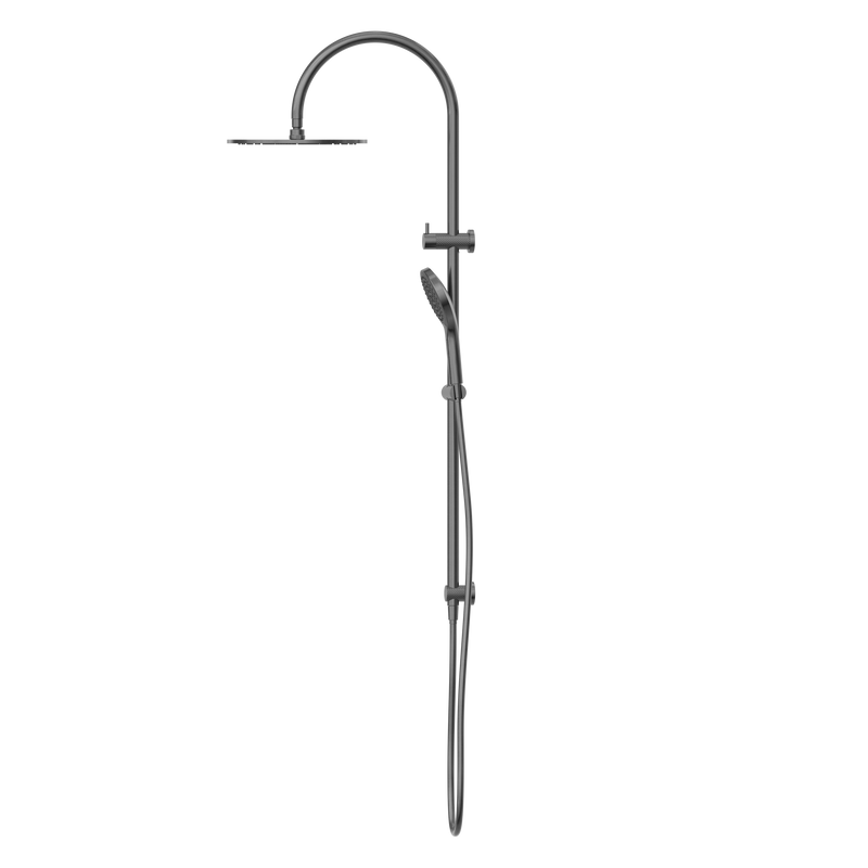 Nero Opal Twin Shower With Air Shower II - Graphite
