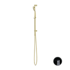 Nero Opal Shower Rail With Air Shower - Brushed Gold - NR251905aBG