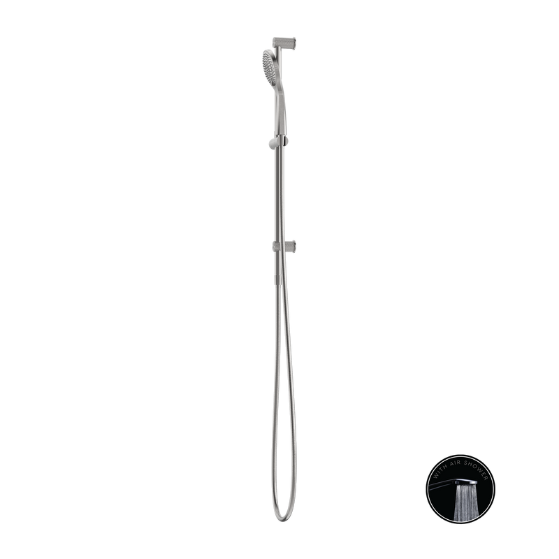Nero Opal Shower Rail With Air Shower - Brushed Nickel