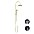 Nero Opal Twin Shower With Air Shower - Brushed Gold - NR251905bBG