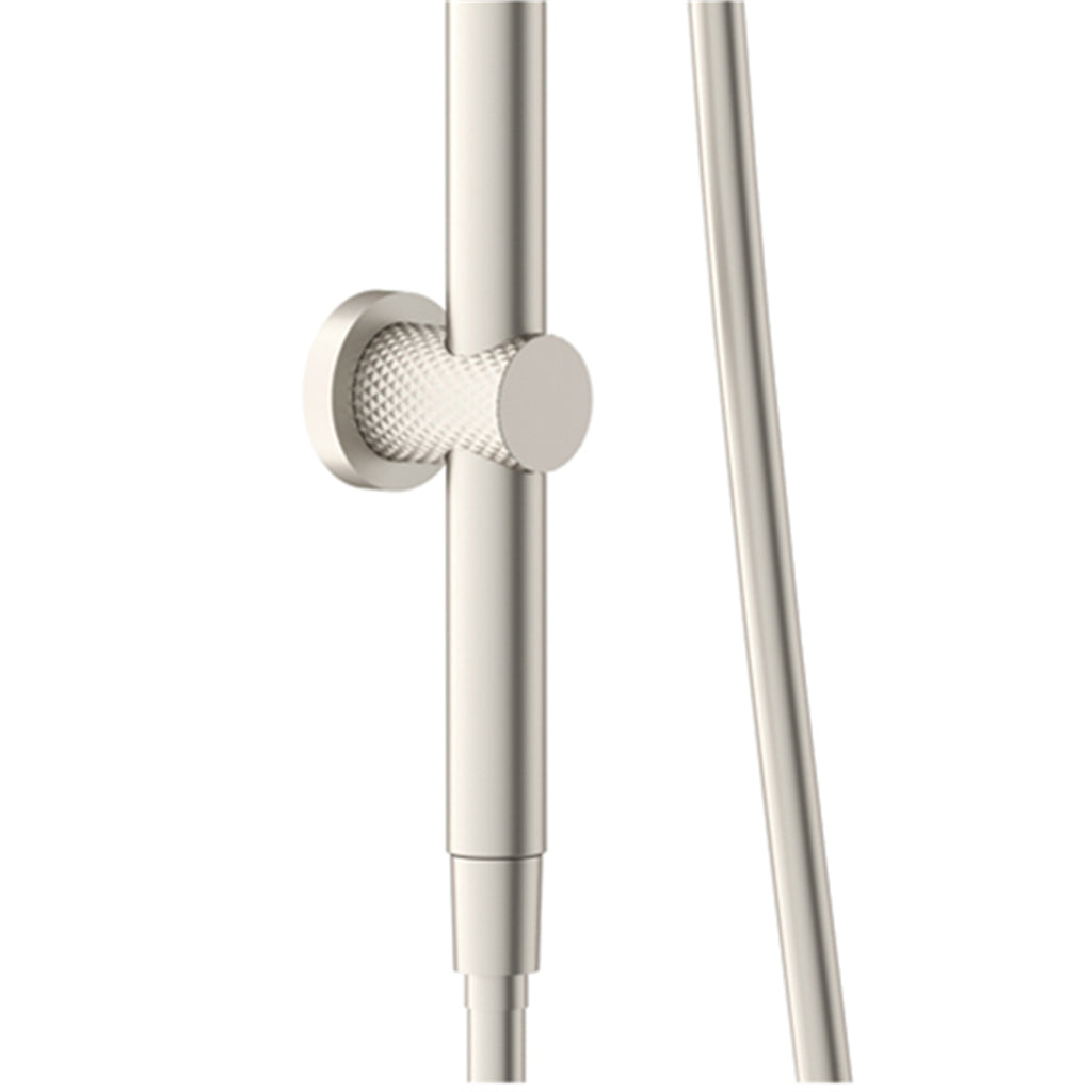 Nero Opal Twin Shower With Air Shower - Brushed Nickel - NR251905bBN