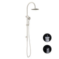 Nero Opal Twin Shower With Air Shower - Brushed Nickel - NR251905bBN