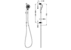 Nero Opal Shower Rail - Brushed Bronze - NR251905dBZ