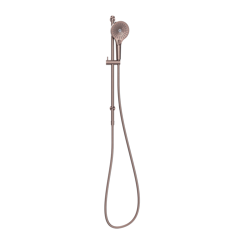 Nero Opal Shower Rail - Brushed Bronze