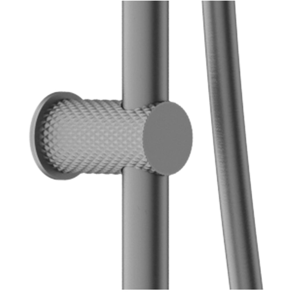 Nero Opal Shower Rail - Graphite - NR251905dGR
