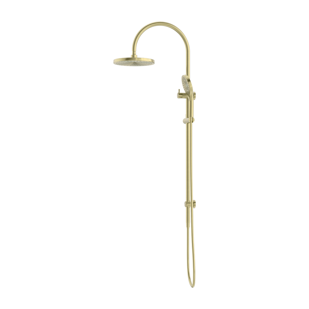 Nero Opal Twin Shower - Brushed Gold - NR251905eBG