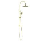 Nero Opal Twin Shower - Brushed Gold - NR251905eBG