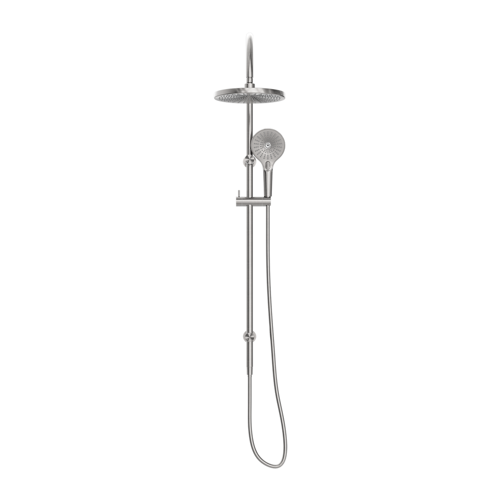 Nero Opal Twin Shower - Brushed Nickel - NR251905eBN