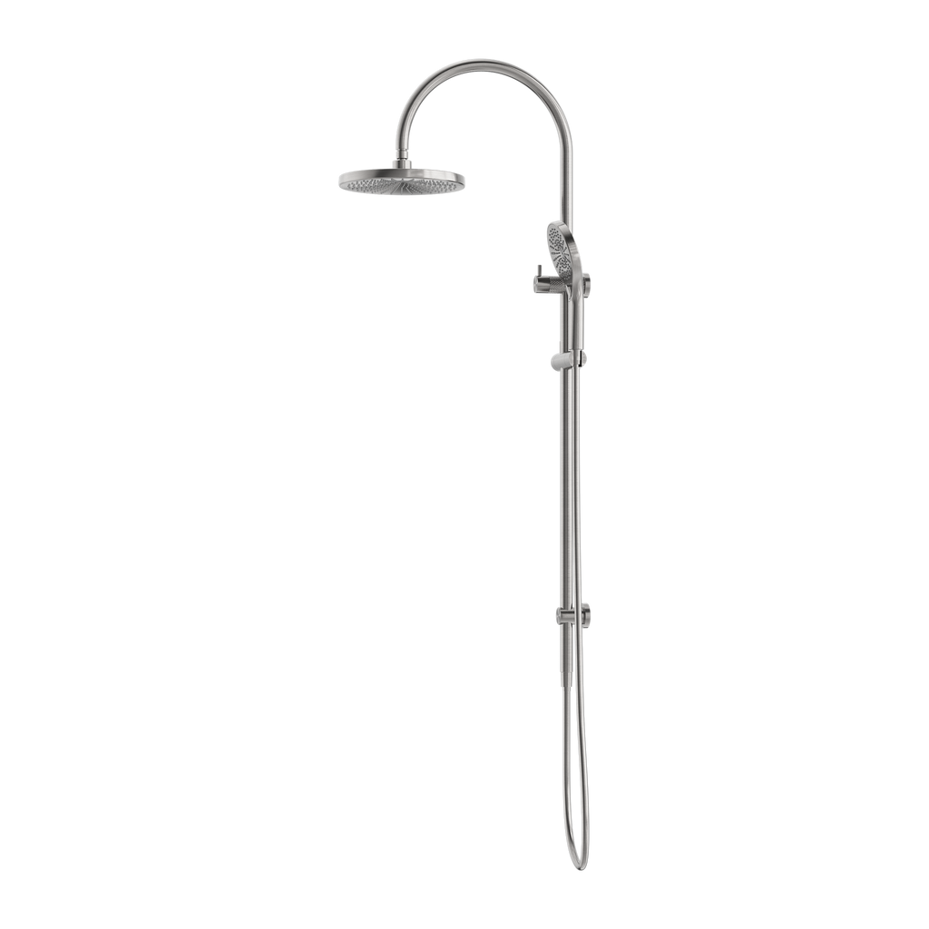 Nero Opal Twin Shower - Brushed Nickel - NR251905eBN