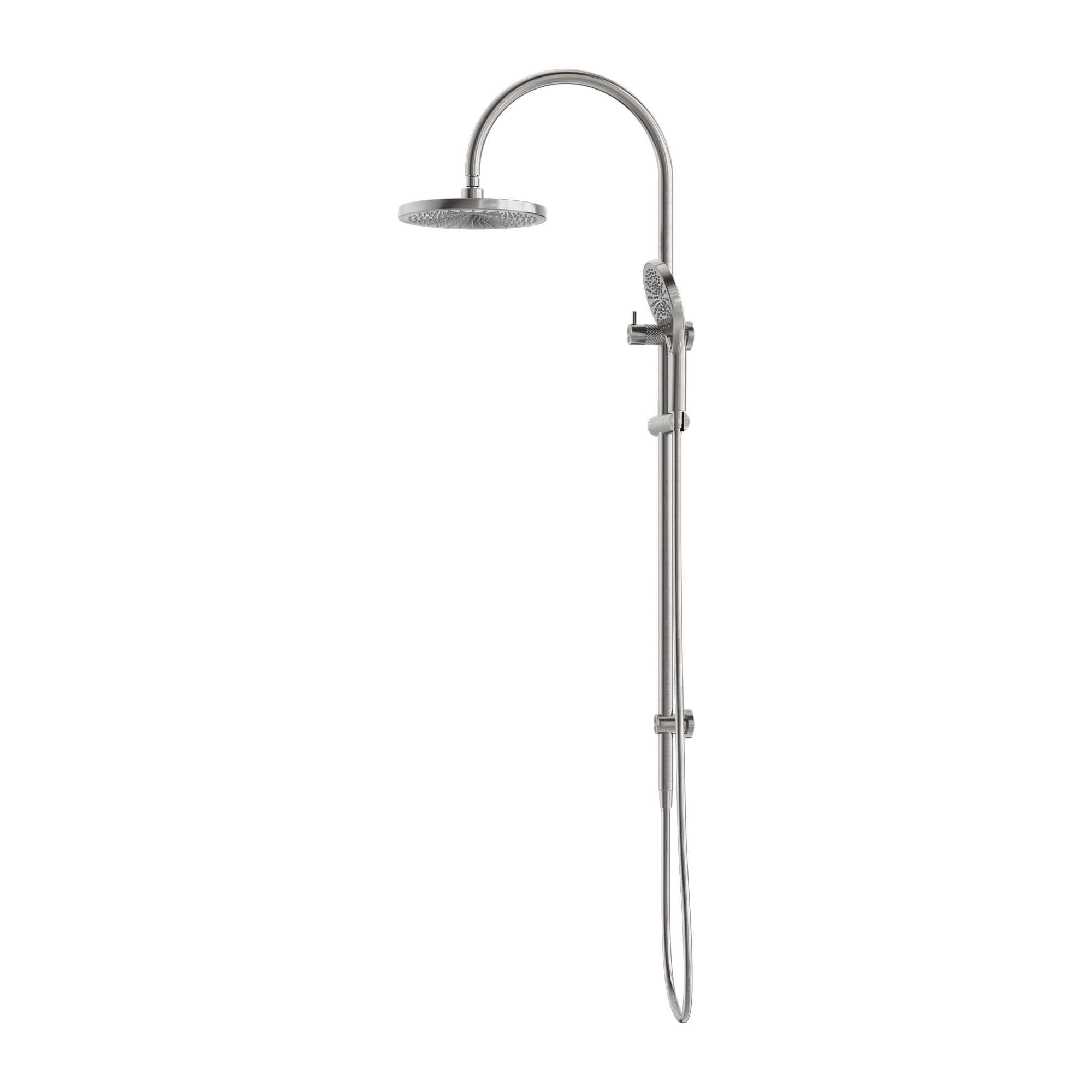 Nero Opal Twin Shower - Brushed Nickel - NR251905eBN