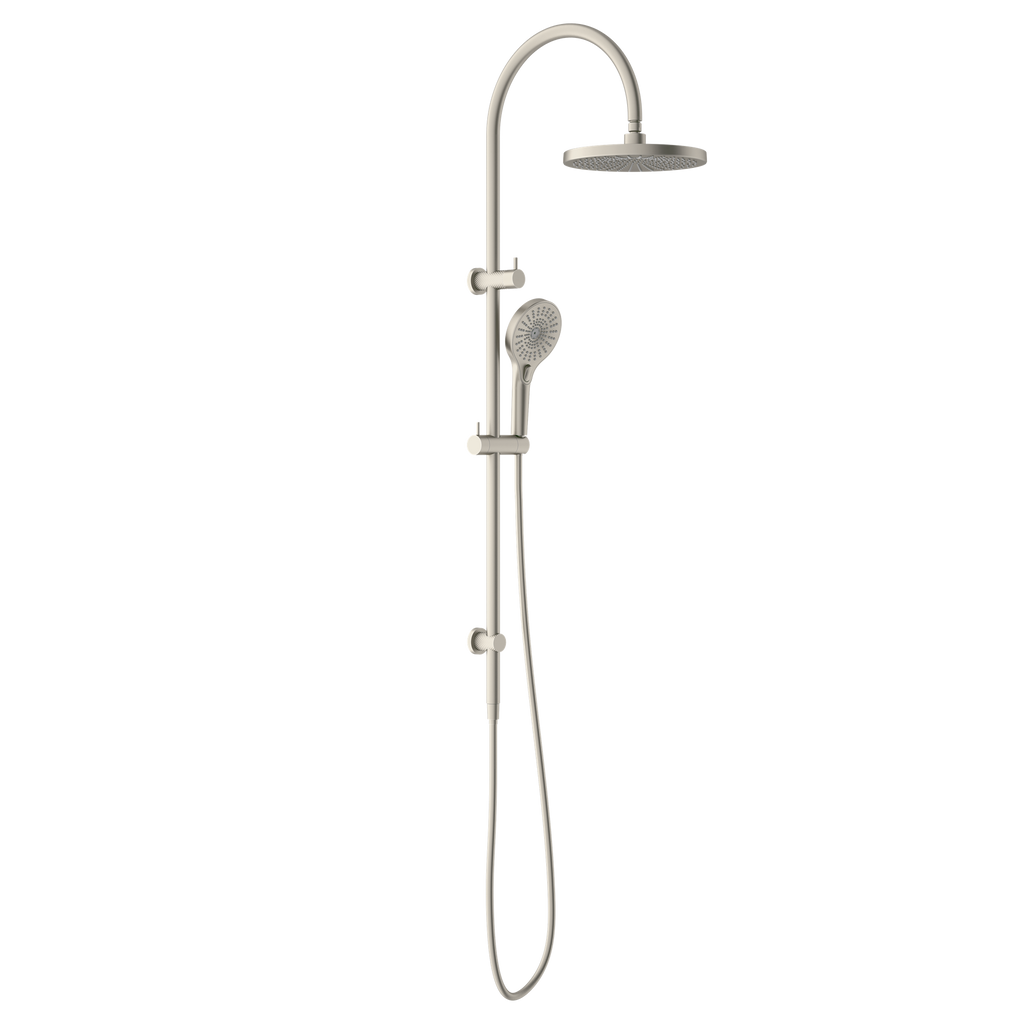 Nero Opal Twin Shower - Brushed Nickel - NR251905eBN
