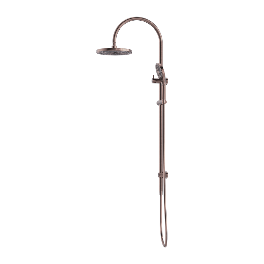 Nero Opal Twin Shower - Brushed Bronze - NR251905eBZ