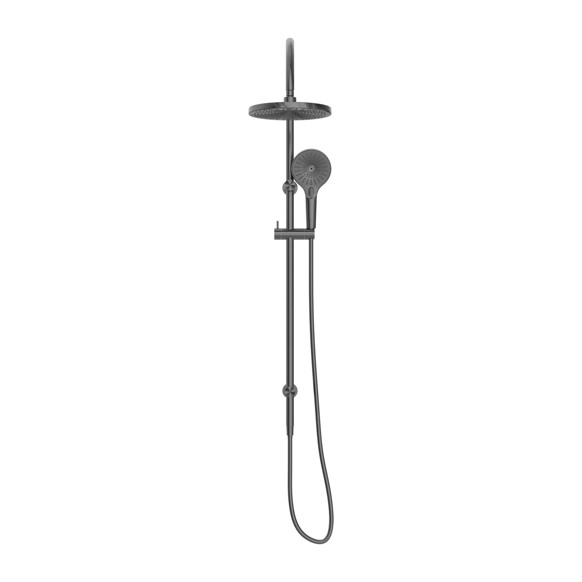 Nero Opal Twin Shower - Graphite - NR251905eGR