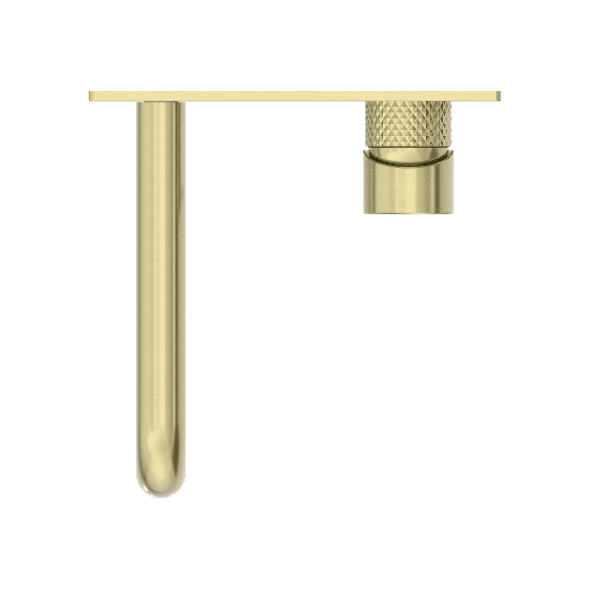 Nero Opal Wall Basin/Bath Mixer 120mm - Brushed Gold - NR251907a120BG