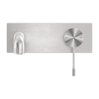 Nero Opal Wall Basin/Bath Mixer 260mm - Brushed Nickel - NR251907a260BN