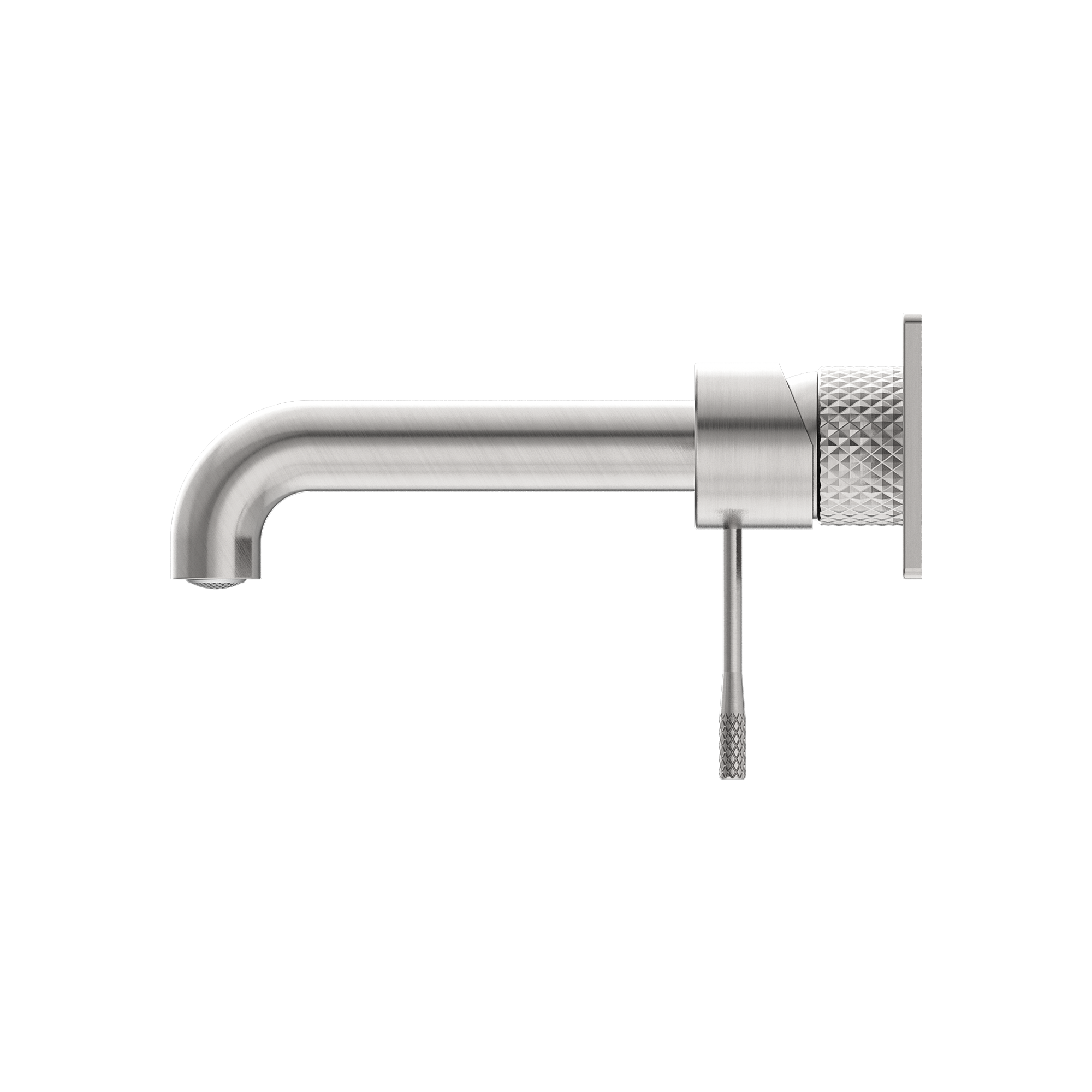 Nero Opal Wall Basin/Bath Mixer 160mm - Brushed Nickel - NR251907a160BN