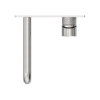 Nero Opal Wall Basin/Bath Mixer 185mm - Brushed Nickel - NR251907aBN