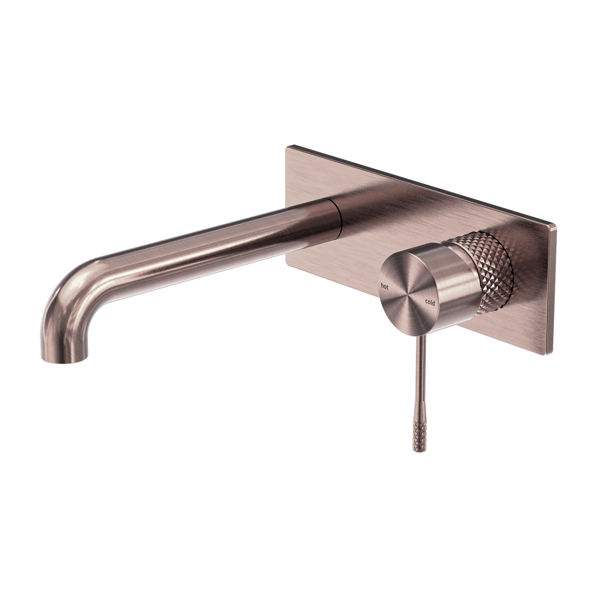 Nero Opal Wall Basin/Bath Mixer 185mm - Brushed Bronze - NR251907aBZ