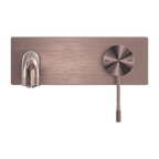 Nero Opal Wall Basin/Bath Mixer 185mm - Brushed Bronze - NR251907aBZ