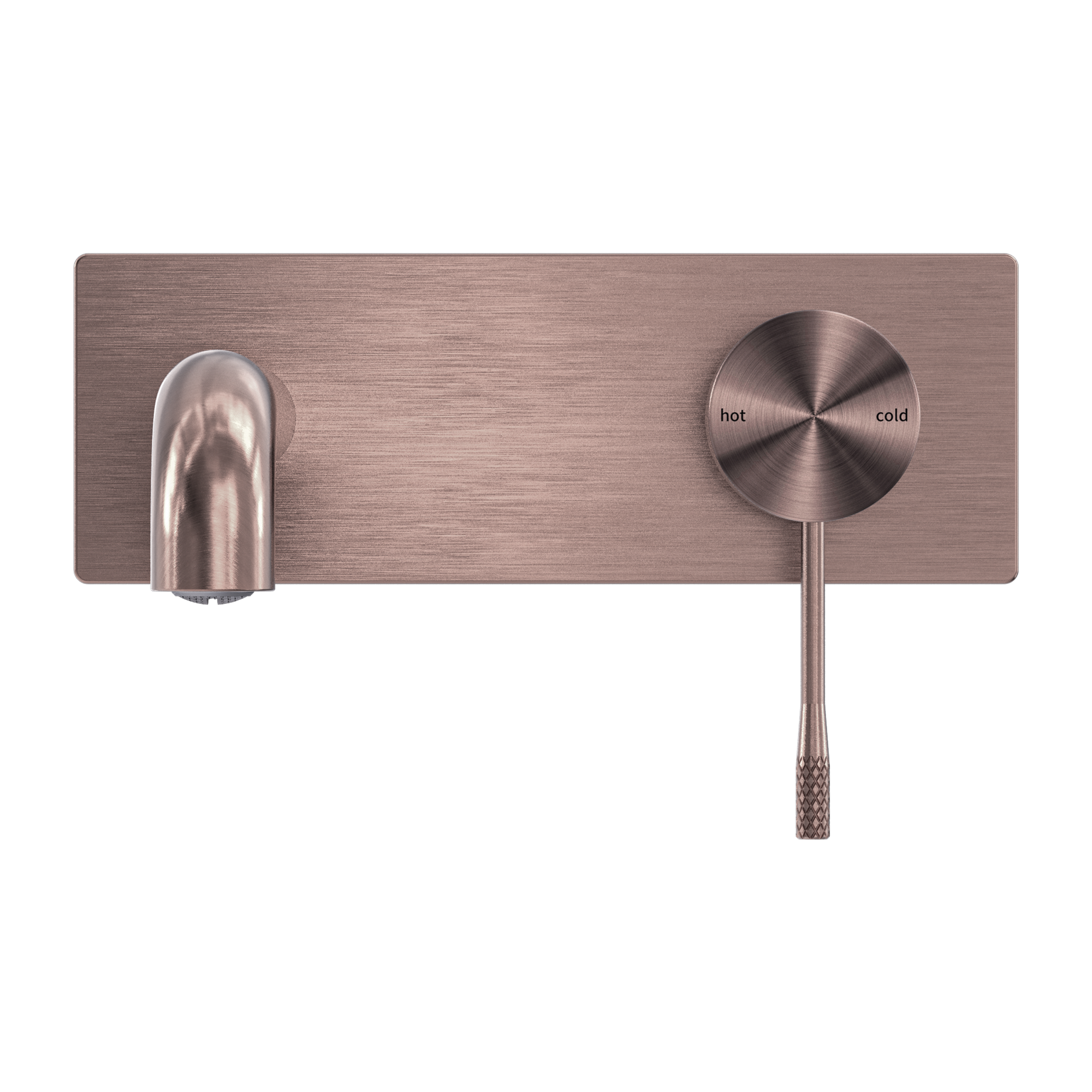 Nero Opal Wall Basin/Bath Mixer 185mm - Brushed Bronze - NR251907aBZ