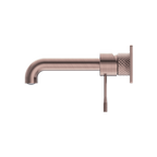 Nero Opal Wall Basin/Bath Mixer 185mm - Brushed Bronze - NR251907aBZ