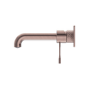 Nero Opal Wall Basin/Bath Mixer 185mm - Brushed Bronze