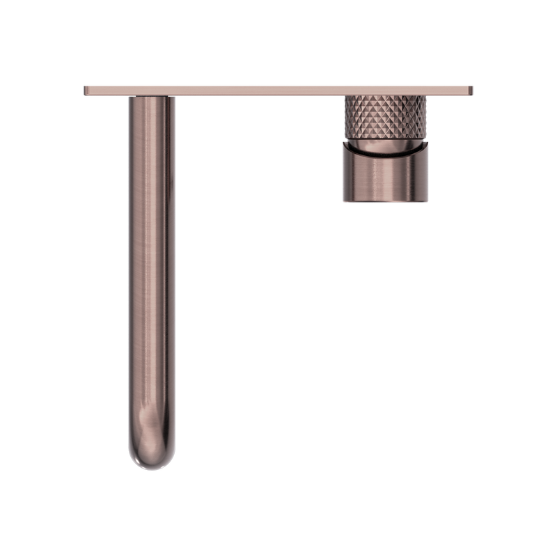 Nero Opal Wall Basin/Bath Mixer 185mm - Brushed Bronze