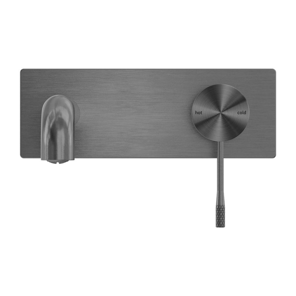 Nero Opal Wall Basin/Bath Mixer 230mm - Graphite - NR251907a230GR