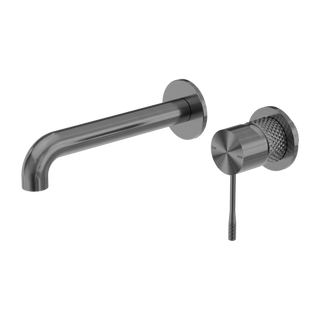Nero Opal Wall Basin/Bath Mixer Separate Back Plate 120mm - Graphite - NR251907b120GR