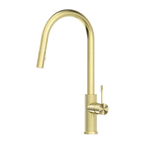 Nero Opal Pull Out Sink Mixer With Vegie Spray Function - Brushed Gold - NR251908BG