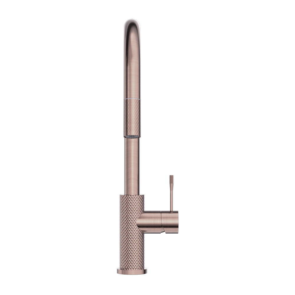 Nero Opal Pull Out Sink Mixer With Vegie Spray Function - Brushed Bronze - NR251908BZ