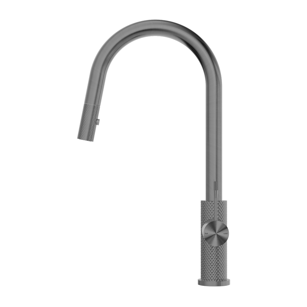 Nero Opal Pull Out Sink Mixer With Vegie Spray Function - Graphite - NR251908GR