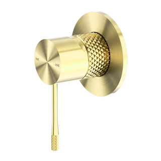 Nero Opal Shower Mixer 80mm Plate - Brushed Gold - NR251909BG
