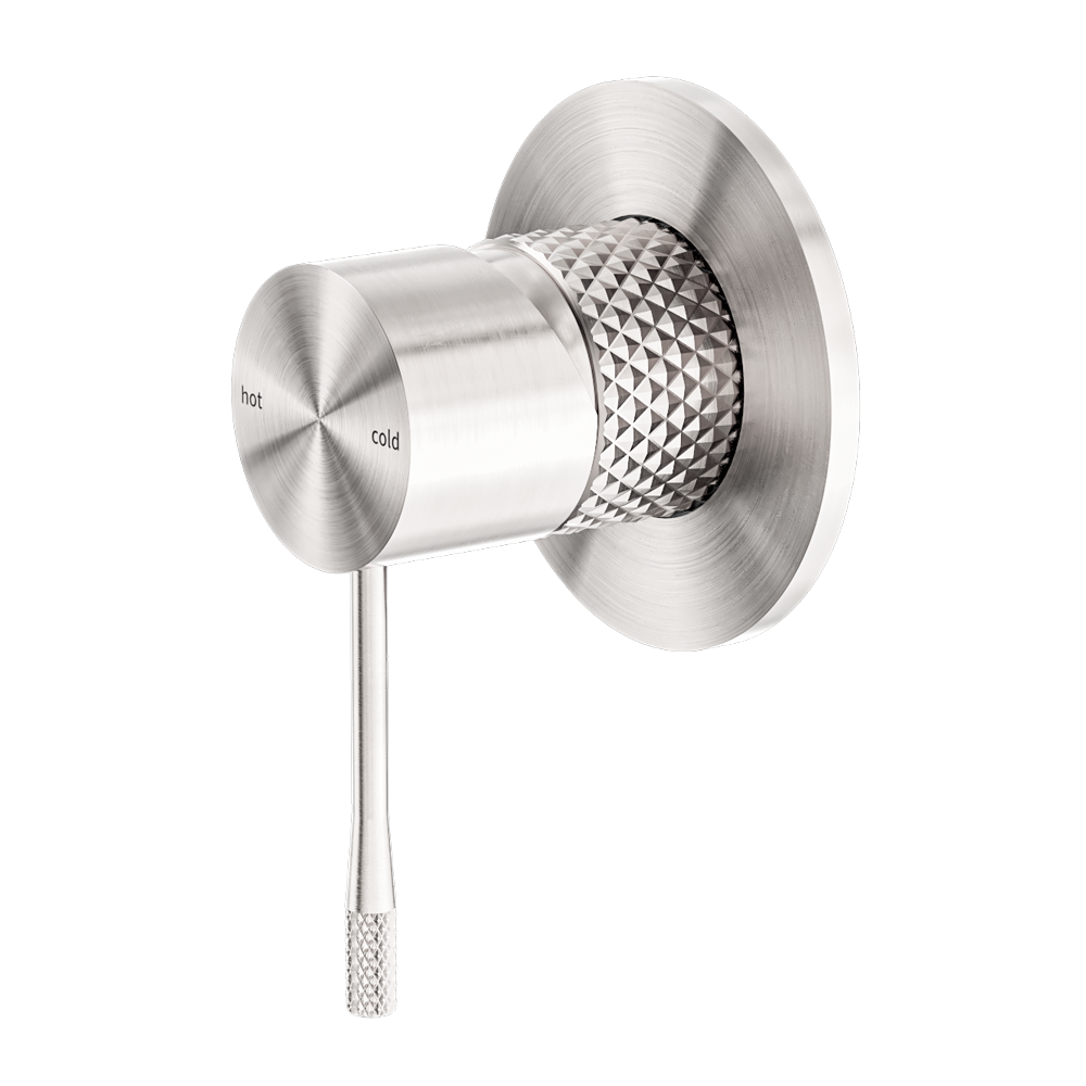 Nero Opal Shower Mixer 80mm Plate - Brushed Nickel - NR251909BN
